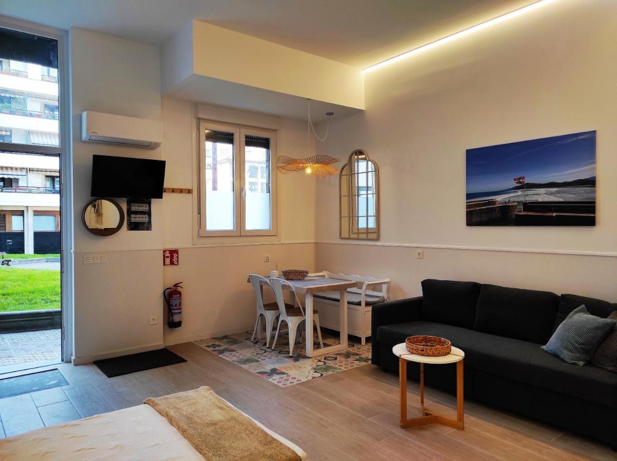 Kaixo Marina Con Parking Gratis Apartment Zarautz Bagian luar foto
